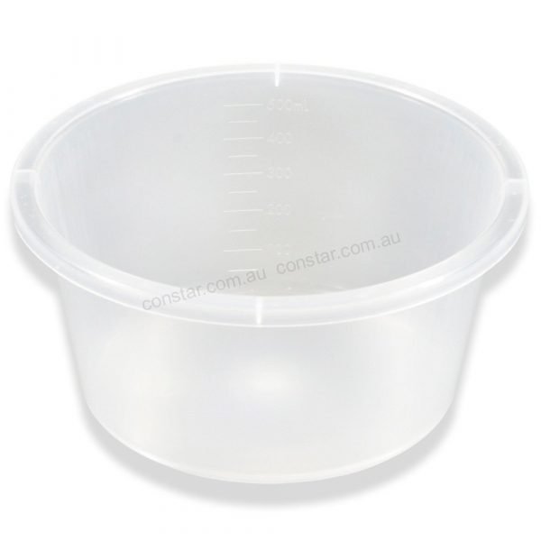 500ml Disposable Clear Bowl x 25pcs