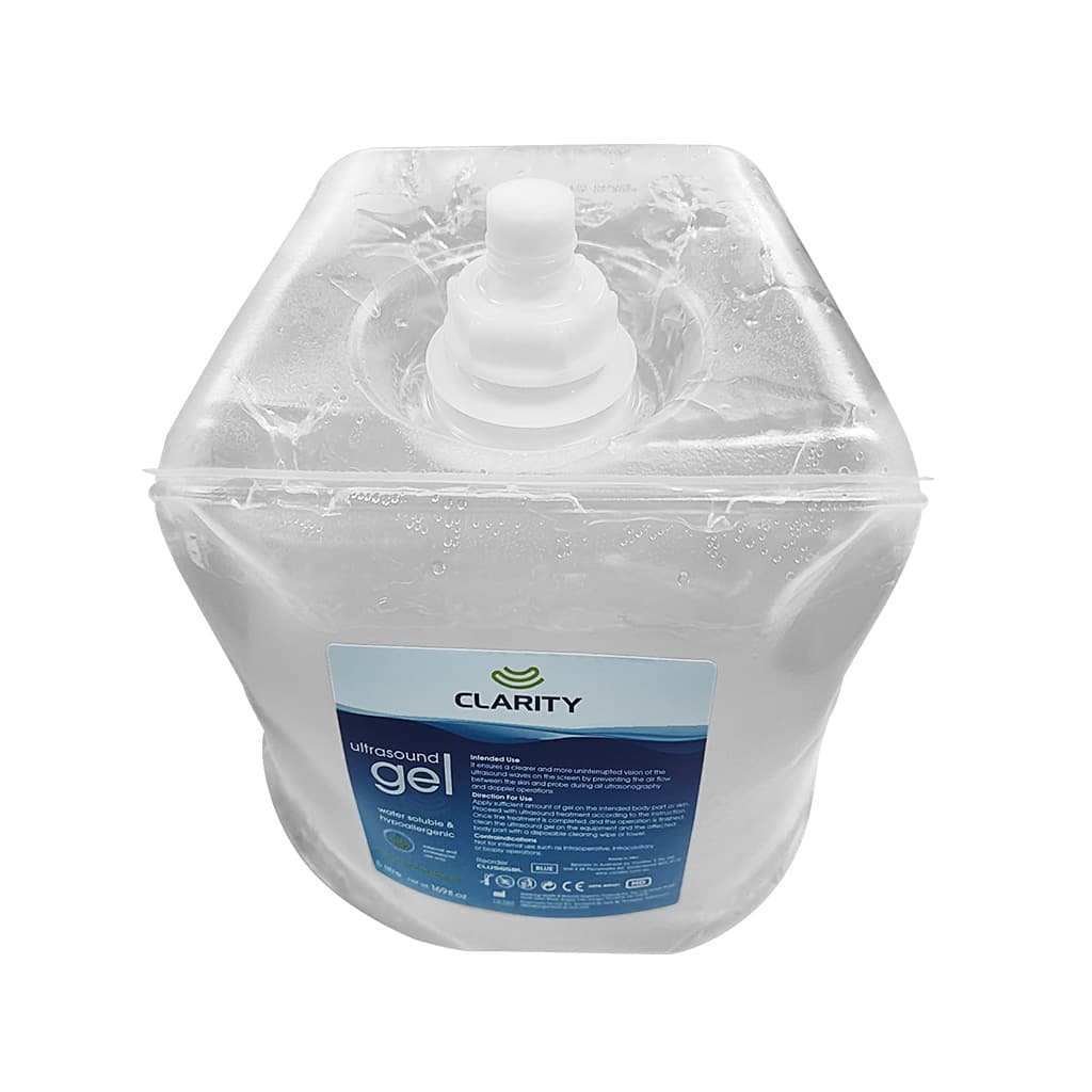 Clarity Ultrasound Transmission Gel - 5 Litre, Clear or Blue - Image 6