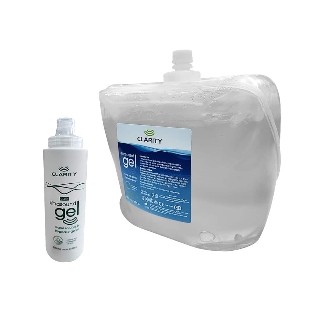 Clarity Ultrasound Transmission Gel - 5 Litre, Clear or Blue - Image 2