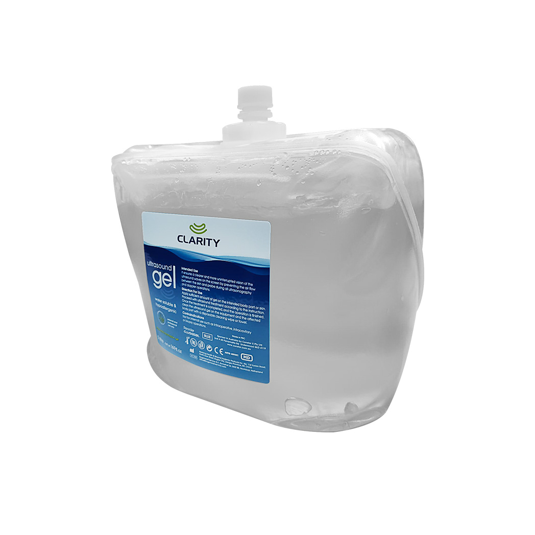Clarity Ultrasound Transmission Gel - 5 Litre, Clear or Blue - Image 8