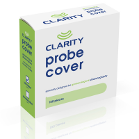Clarity Lubricated Probe Covers for Transvaginal Ultrasound, Latex, Length 200mm, Width 53mm - Box of 100 - Image 2