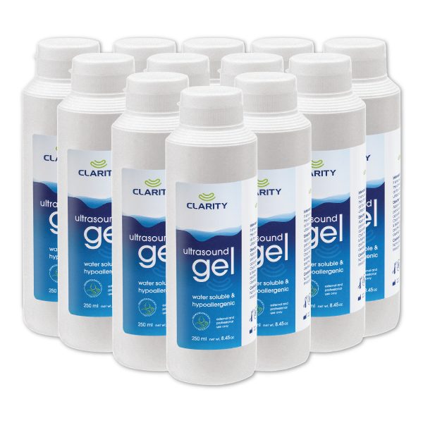 Clarity Ultrasound Transmission Gel 250ml Constar Medical supplies