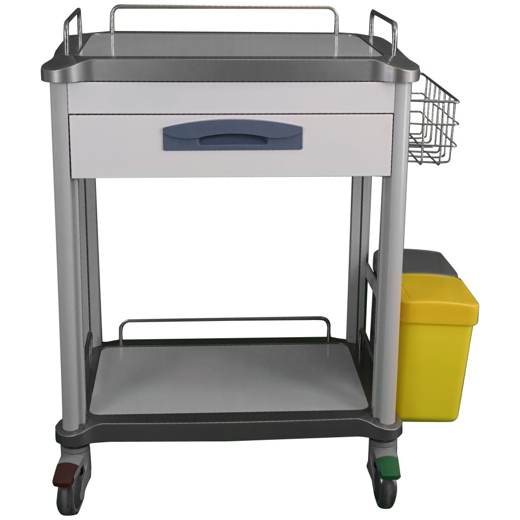 Task Medical Treatment Trolley 1 Drawer / Available in Blue & White