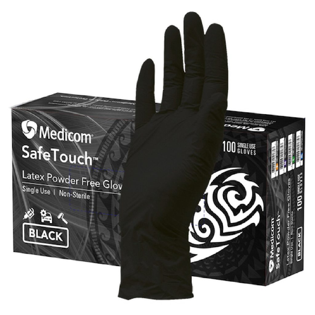 SafeTouch Ultimate Black Gloves - Image 2