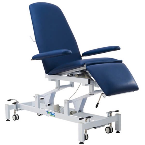 Task Medical Multipurpose Hi - Lo Treatment Chair 3 Section 2 Motor With Arms Rests