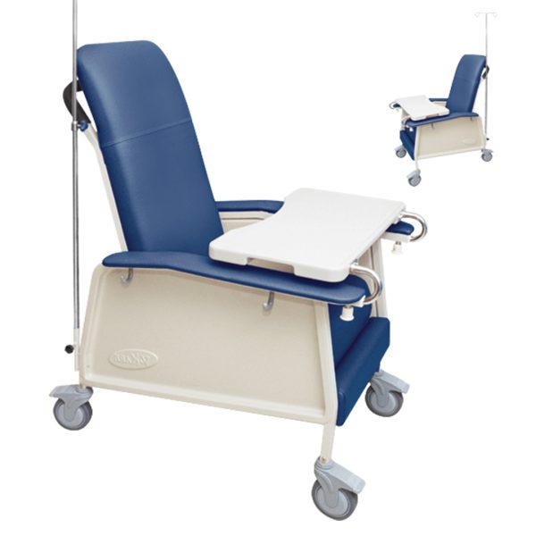 Task Medical Patient Recliner Chair With IV Pole