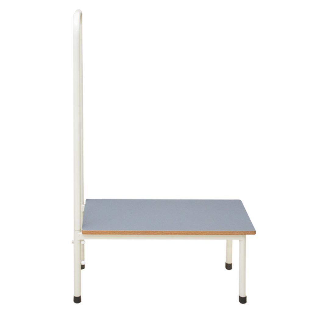 Task Medical Single Step Stool With Handle Rail - Image 3