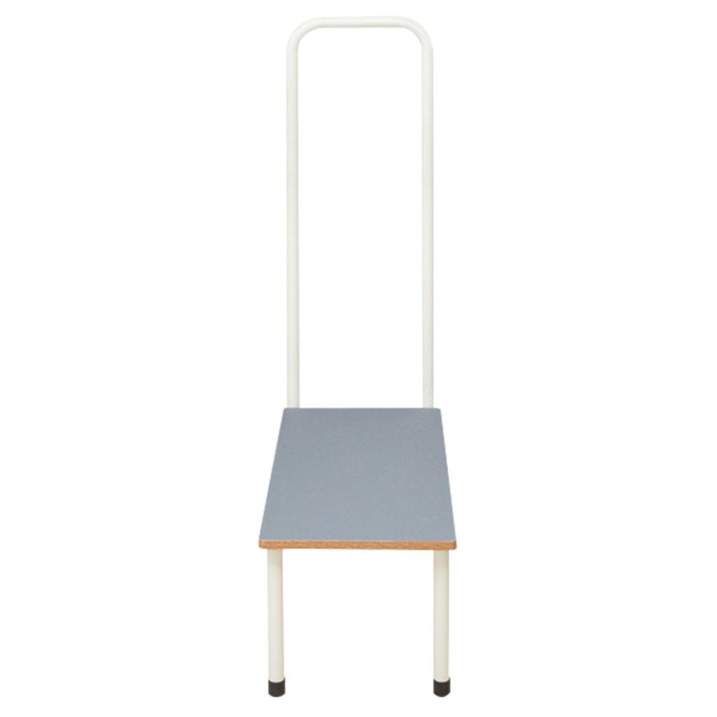 Task Medical Single Step Stool With Handle Rail - Image 2