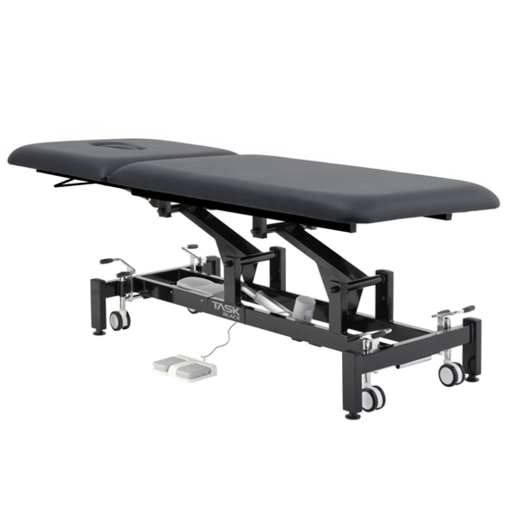 Task Medical Hi-Lo Examination Couch 2 Section 1 Motor 70cm Wide Black Edition / Black - Image 3