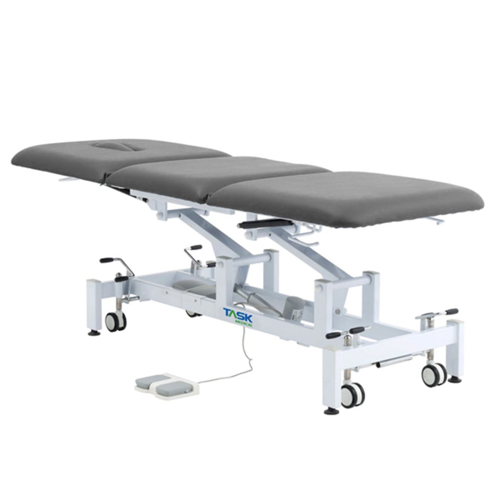 Task Medical Hi-Lo Examination Couch 3 Section 1 Motor 70cm Wide / Available in Navy Blue, Grey & Black - Image 2