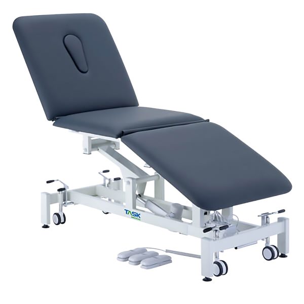 Task Medical Hi-Lo Examination Couch 3 Section 3 Motor 70cm Wide / Navy Blue