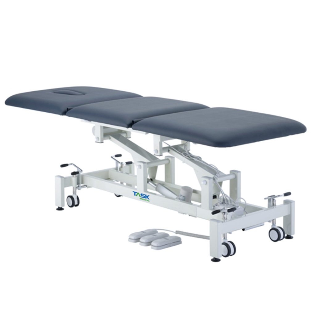 Task Medical Hi-Lo Examination Couch 3 Section 3 Motor 70cm Wide / Navy Blue - Image 3