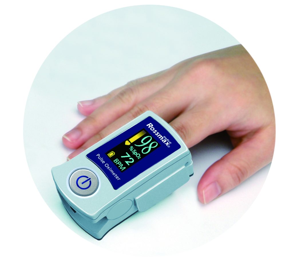 Rossmax SB220 Fingertip Pulse Oximeter Two Color OLED Display RMSB220 Each - Image 2