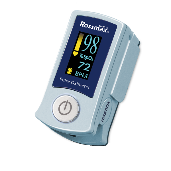 Rossmax SB220 Fingertip Pulse Oximeter Two Color OLED Display RMSB220 Each