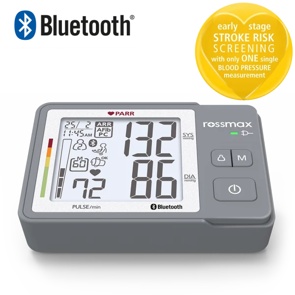 Rossmax Z5BT Blood Pressure Monitor PARR Bluetooth Lithium-Ion Battery RMZ5BT
