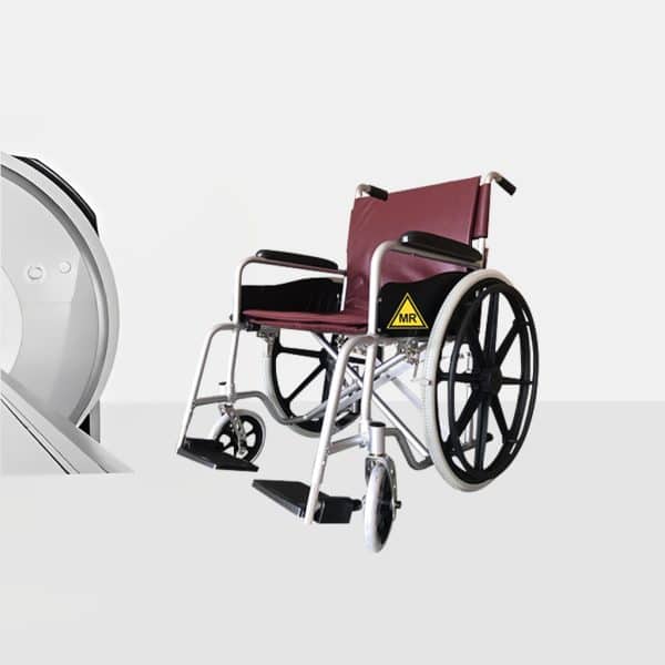 Task Medical MRI/MR Safe Wheelchair with IV Pole