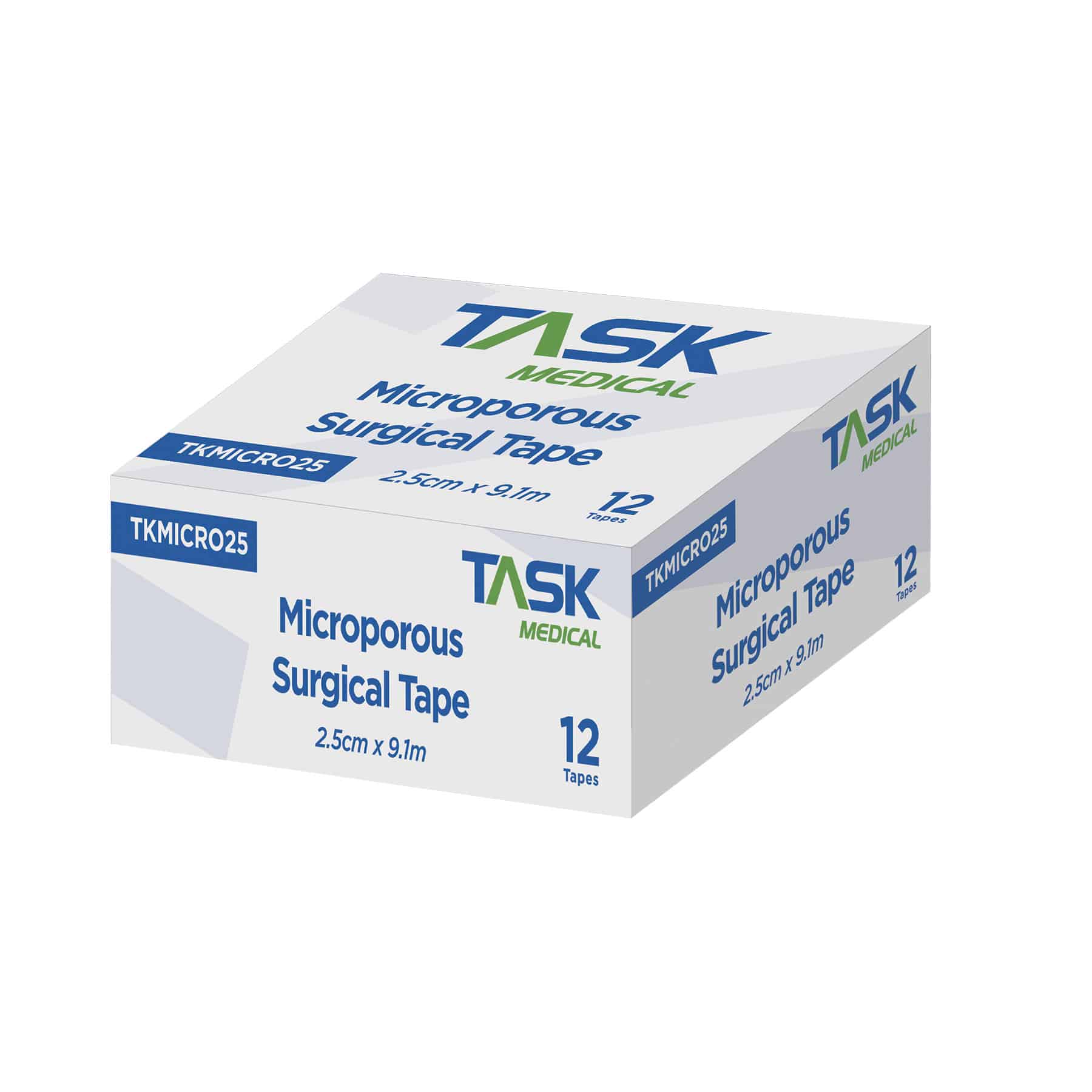 Task Medical Microporous Surgical Tape 2.5CM x 9.1M - Image 5