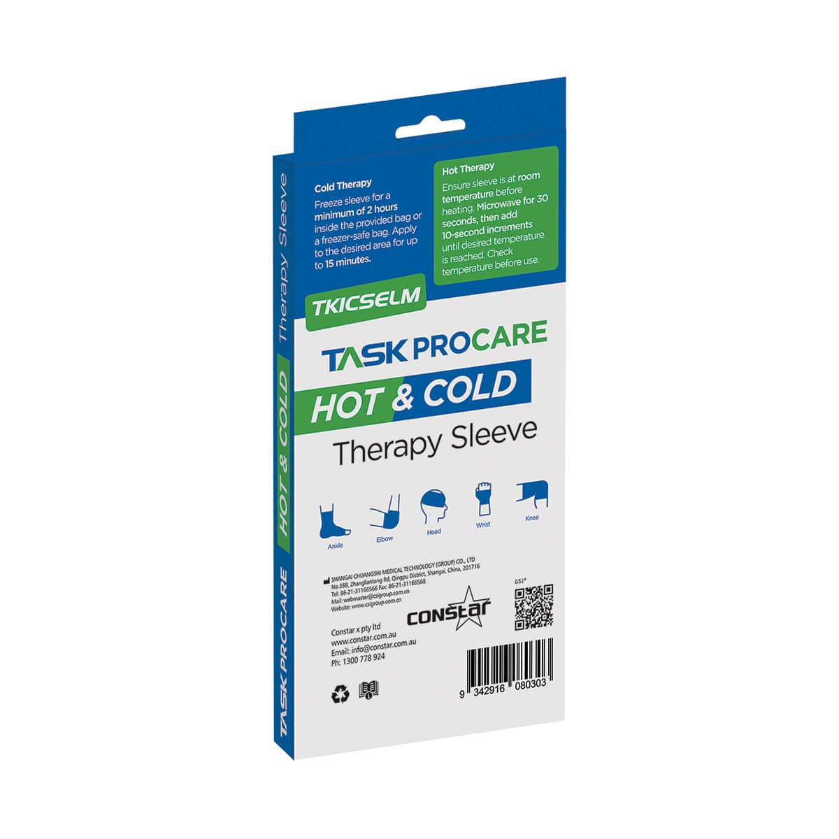 Task ProCare Hot & Cold Therapy Sleeve – Large (Arm / Leg / Knee / Elbow) - Image 5