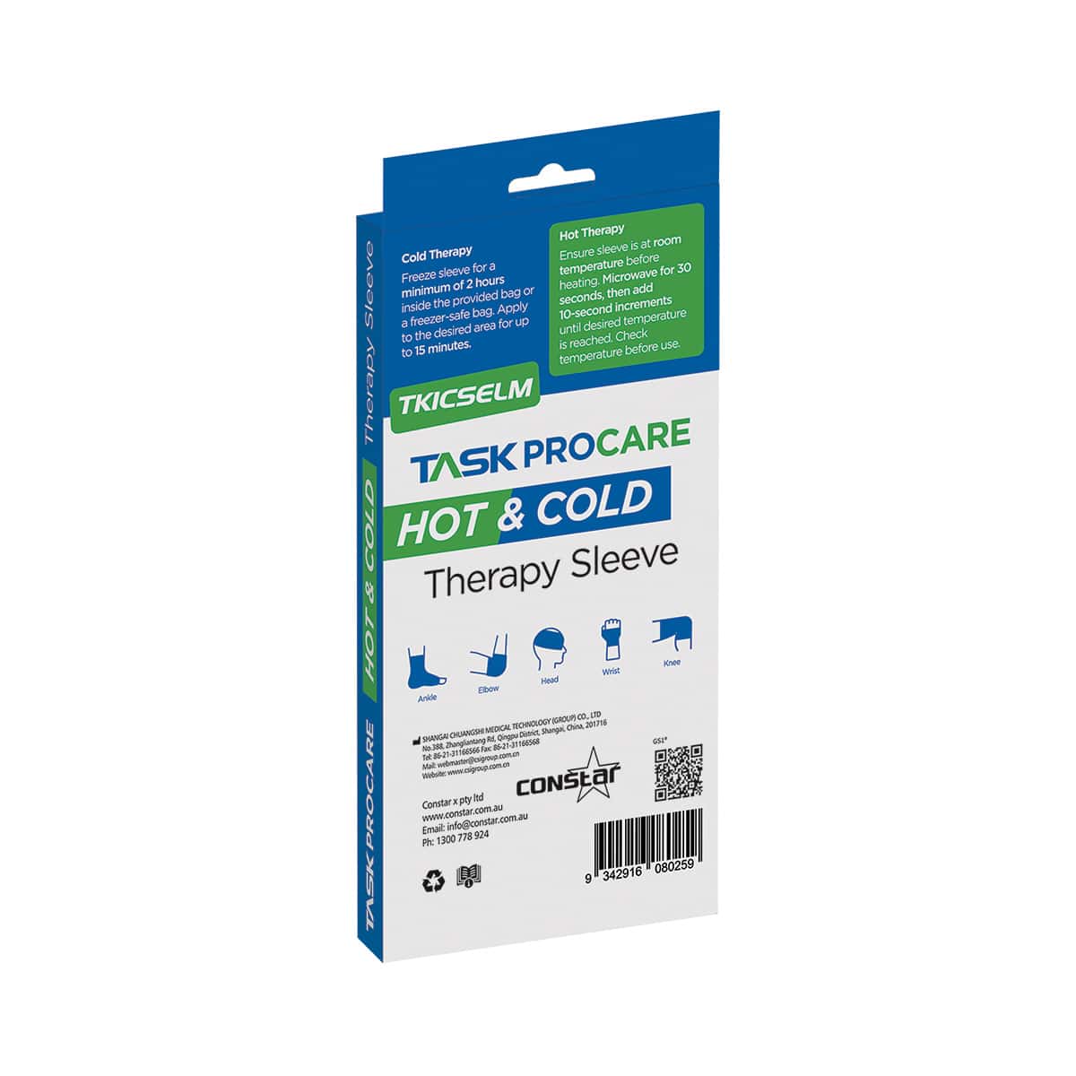 Task ProCare Hot & Cold Therapy Sleeve – Medium (Arm / Elbow) - Image 4