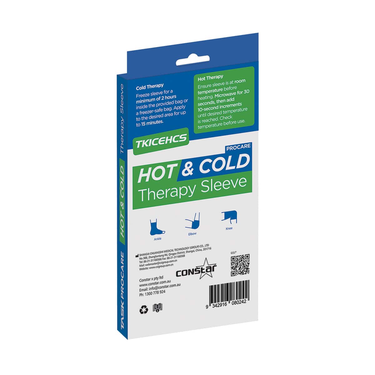 Task ProCare Hot & Cold Therapy Sleeve – Small (Ankle) - Image 5