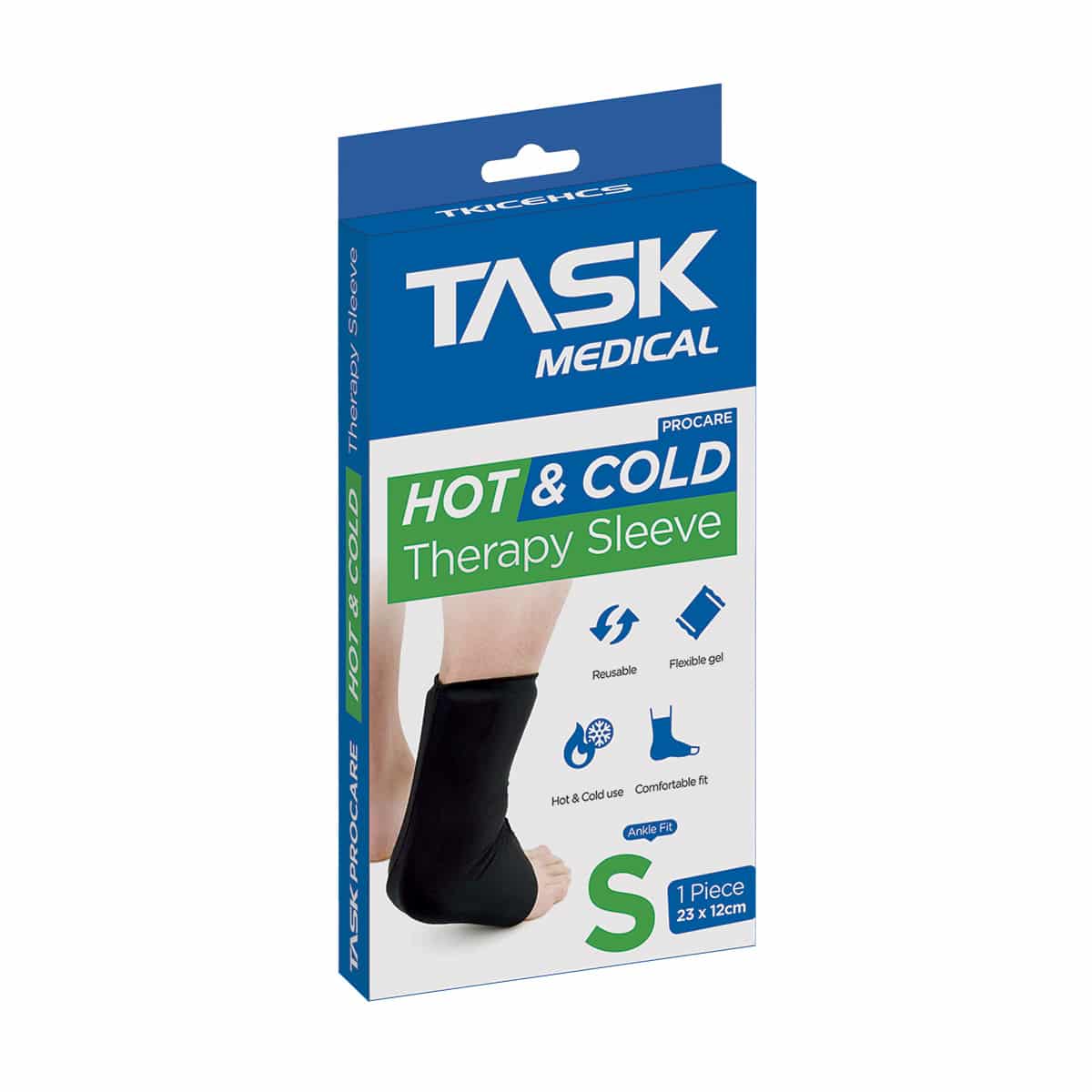Task ProCare Hot & Cold Therapy Sleeve – Small (Ankle) - Image 4